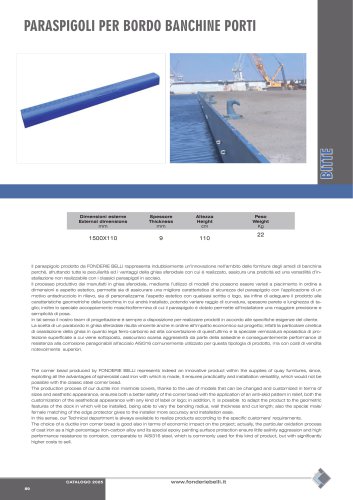 ACCESSORI- PARASPIGOLI PER BORDO BANCHINE PORTI