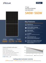P Type Monofacial Module DAS-WH144PA