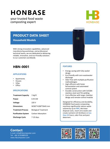 HBN-0001 Food Waste Composter