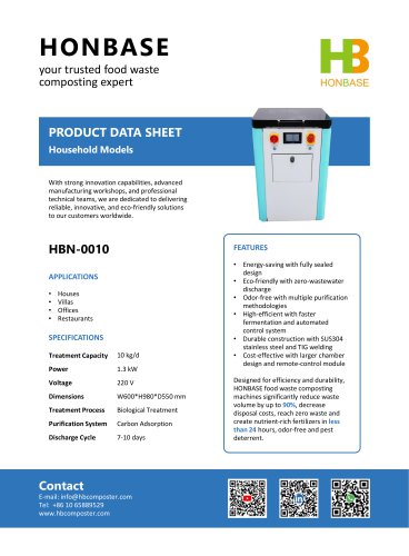 HBN-0010 Food Waste Composter