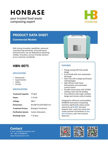 HBN-0075 Food Waste Composter