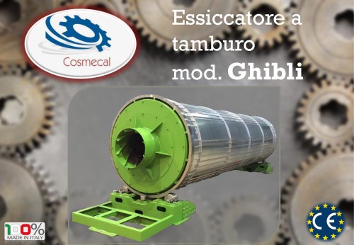 Essiccatore a tamburo mod. Ghibli