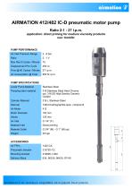 412/482 IC-D pneumatic motor pump