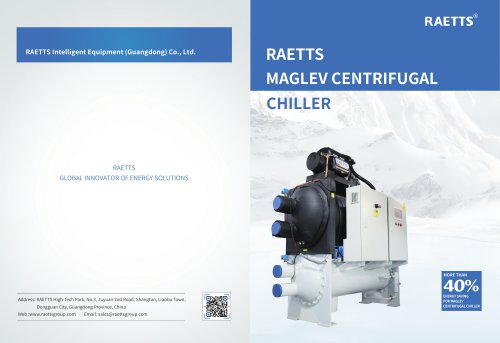 RAETTS MAGLEV CENTRIFUGAL CHILLER