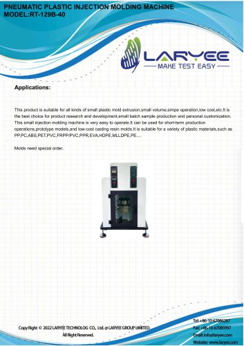 LARYEE plastic injection molding machine RT-129B-40
