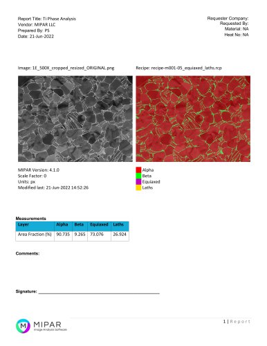 Ti Alloy Microstructure