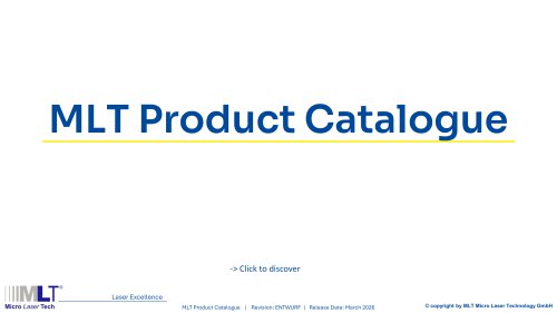 MLT Product Catalogue