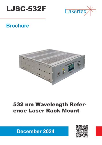 LJSC-532F Green wavelength reference laser rack mount