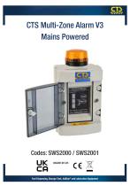 CTS Mains Multi-Zone Tank Alarm - Manual