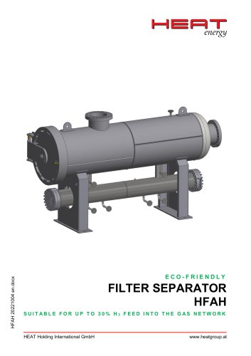 horizontal filter seperator HFAH