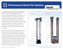 Performance Shock Test Systems