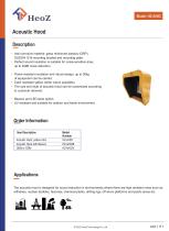 HZ-AH02 Noise Reduction Hood Datasheet