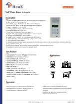 HZ-CR03V clean intercom phone datasheet (3)