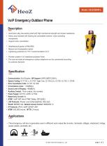 HZ-ECB04VL VoIP Emergency Call Box Datasheet