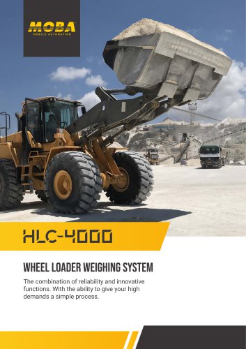 MOBA HLC-4000 Wheel Loader Weighing System