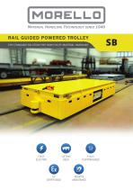 RAIL GUIDED POWERED TROLLEY