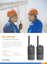 BF-326/332 - Commercial Analog Radio