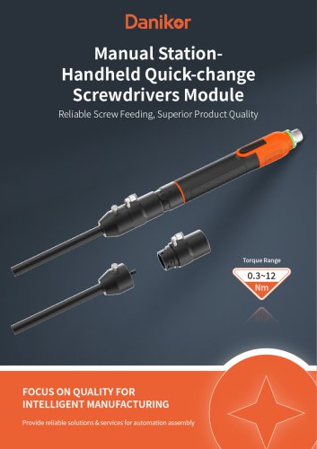 Manual Station-Quick Change Tightening Module