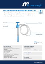 MULTI-PURPOSE UNDERGROUND PUMP - 20L