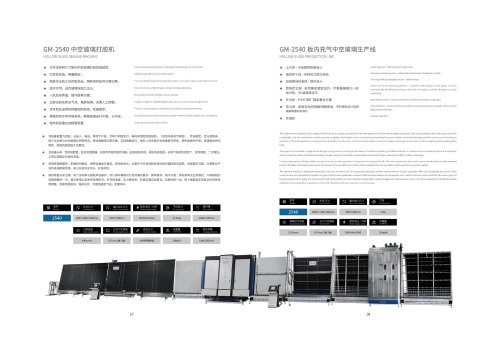 2540 Insulating glass gluing machine