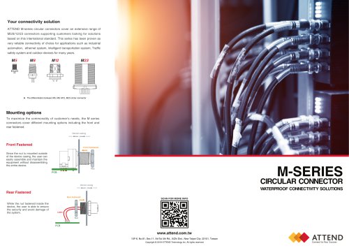 M series circular connector