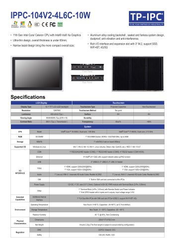 IPPC-104V2-4L6C-10W