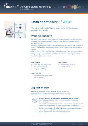 Data sheet dsound® ALC1