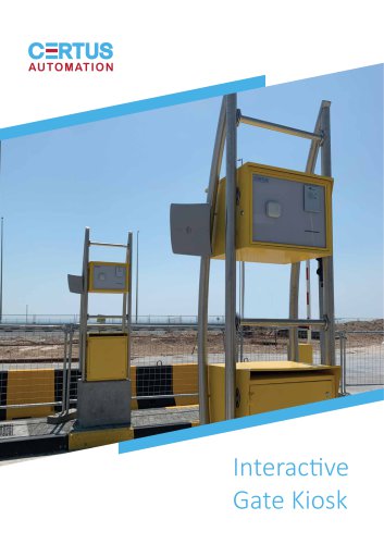 Interactive Gate Kiosk