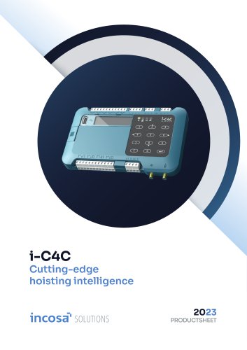 i-C4C Cutting-edge hoisting intelligence