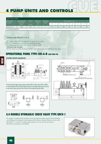 4 PUMP UNITS AND CONTROLS