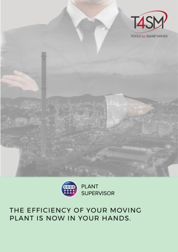 THE EFFICIENCY OF YOUR MOVING PLANT IS NOW IN YOUR HANDS.