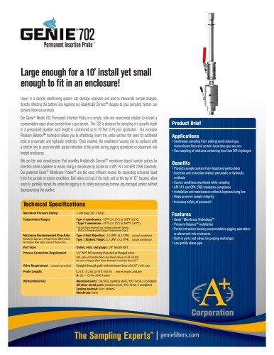 GENIE 702 sampling probe