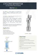 MERLIN gas cyclonic separator MERLIN MGCS