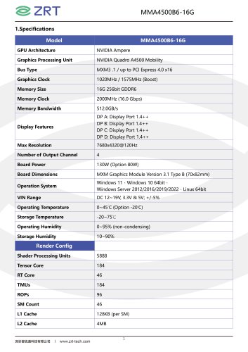 MMA4500A6-16G