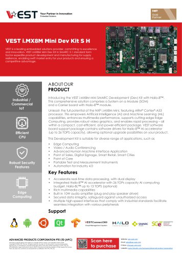 VEST i.MX8M Mini Dev Kit S H