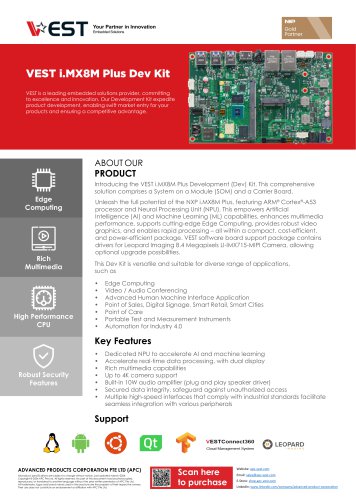 VEST i.MX8M Plus Dev Kit