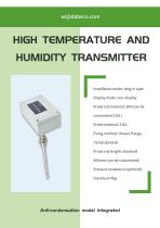 Anti-condensation type high-temperature temperature and humidity transmitter DB442