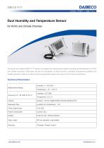 Duct Humidity and Temperature Sensor DB510-F1T for HVAC and Climate Chamber