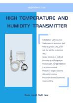High-temperature temperature and humidity transmitter DB440-141