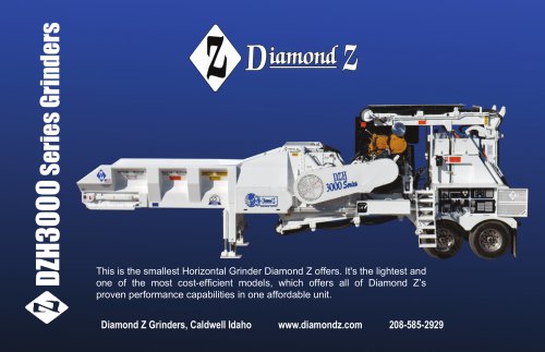 DZH3000 Series Grinders