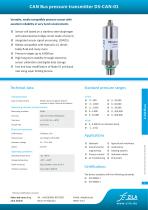 CAN Bus pressure transmitter DS-CAN-01