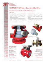 SPHERON9 SP Heavy-Duty Lined Ball Valve