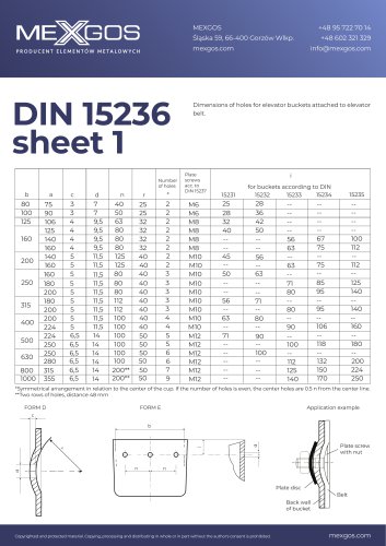 DIN 15236 sheet 1