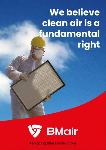 Replacing filters instructions