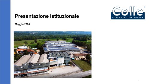 Presentazione aziendale di COLLE Italia