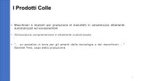 Presentazione aziendale di COLLE Italia - 9