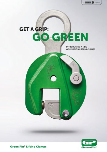 green pin lifting clamps