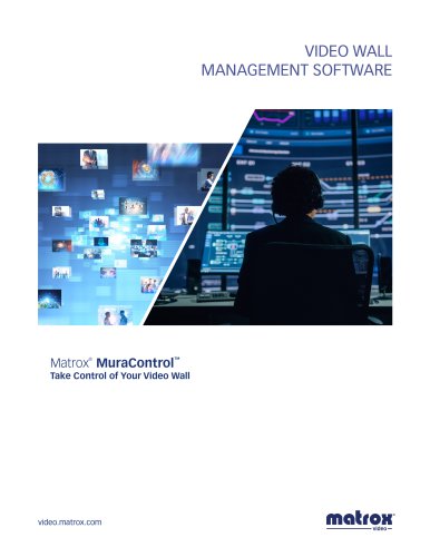 VIDEO WALL MANAGEMENT SOFTWARE