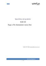Sega a filo diamantato SGR 40 per vetro ottico-1