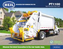 Heil PT1100 Rear Load Garbage Truck Brochure